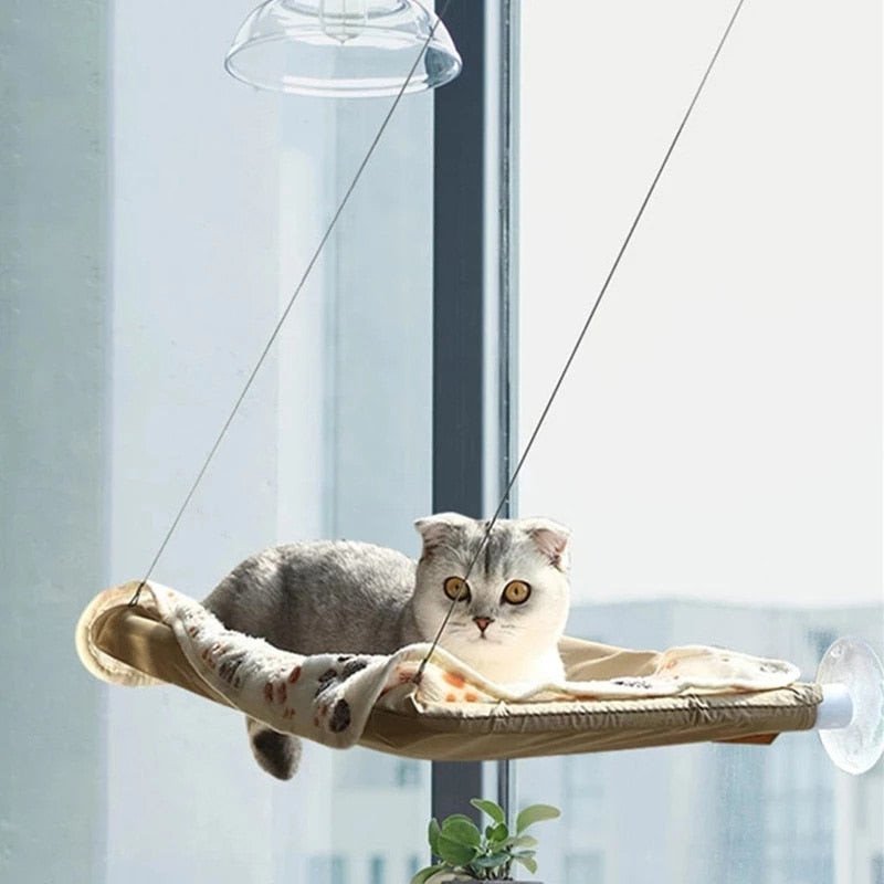 Hanging Cat Bed Hammock Aerial Cats Bed House - Pet Care Linker