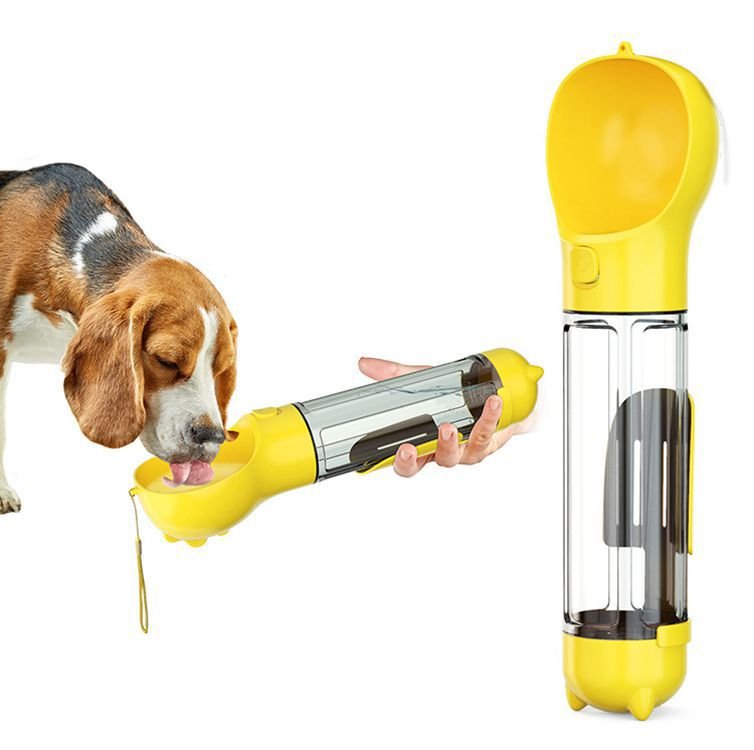 Multifunctional Pet Feeder Water Bottle 4-in-1™ - Pet Care Linker