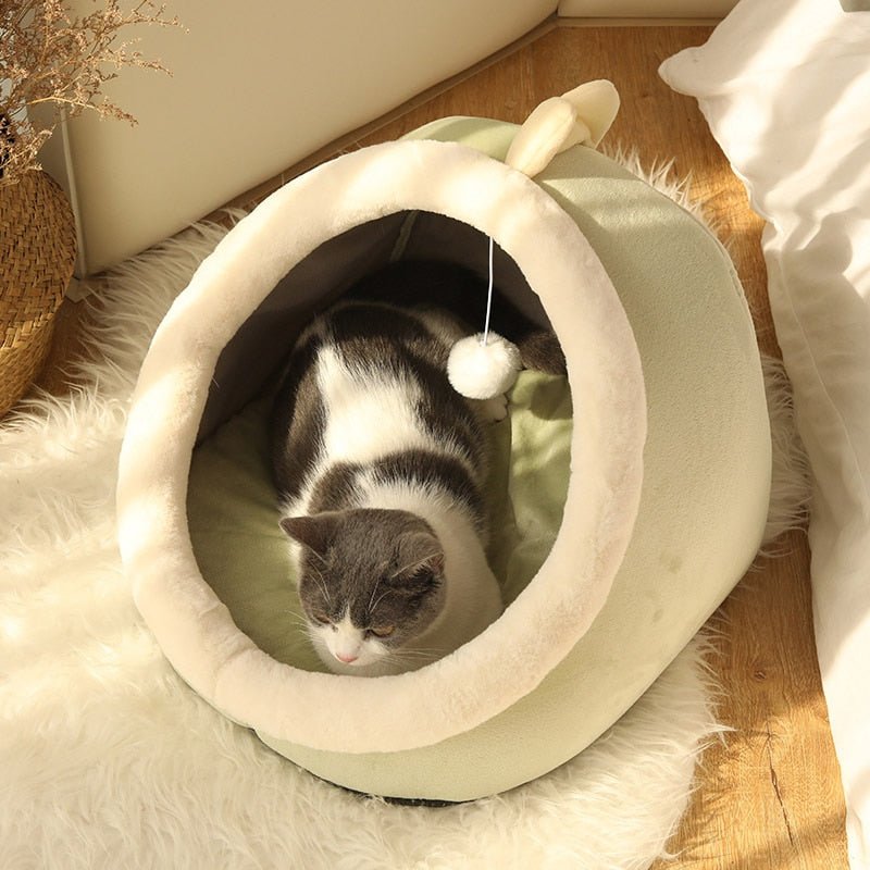 Sweet Cat Warm Bed - Pet Care Linker