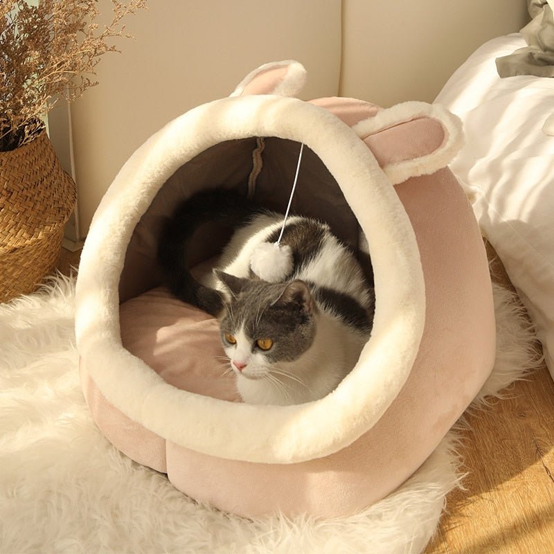 Sweet Cat Warm Bed - Pet Care Linker