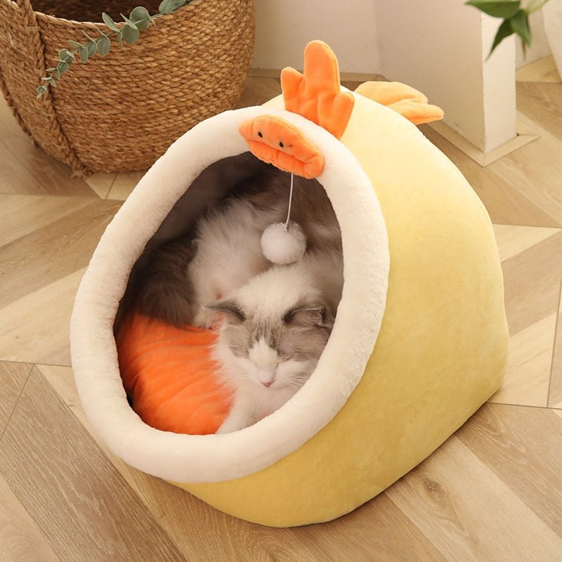 Sweet Cat Warm Bed - Pet Care Linker