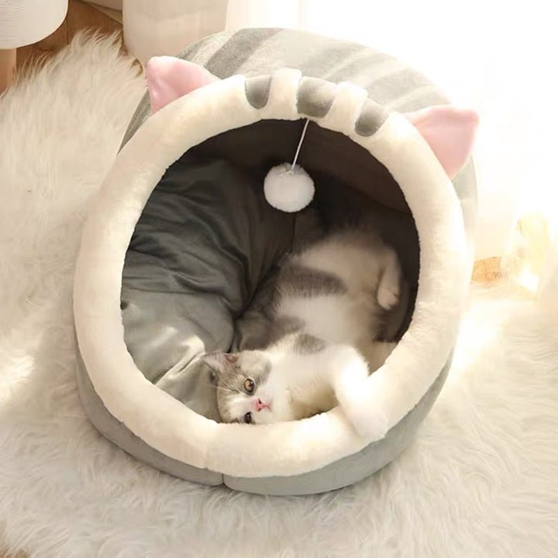 Sweet Cat Warm Bed - Pet Care Linker