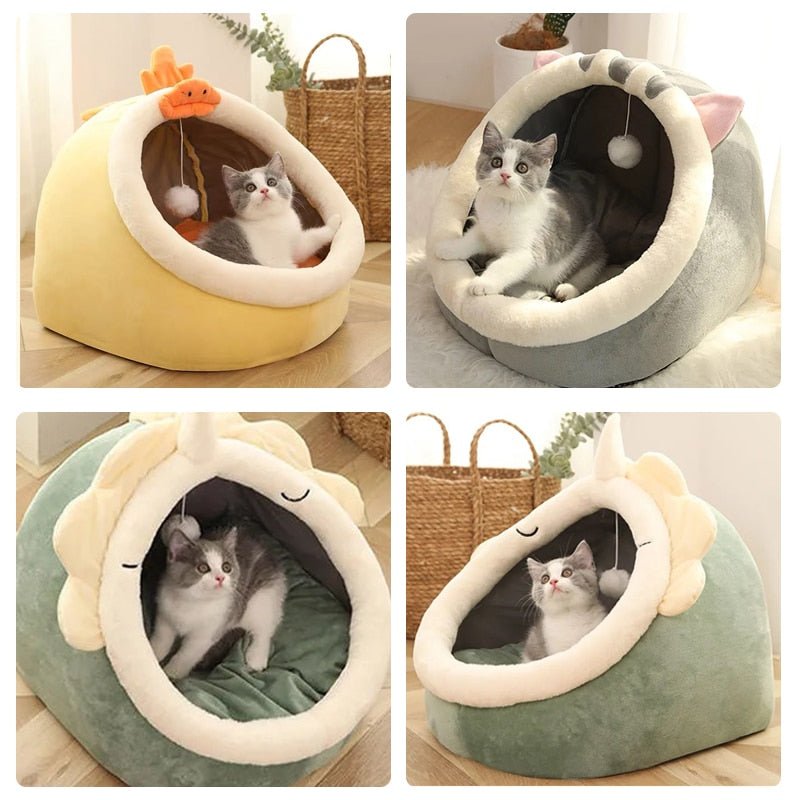 Sweet Cat Warm Bed - Pet Care Linker