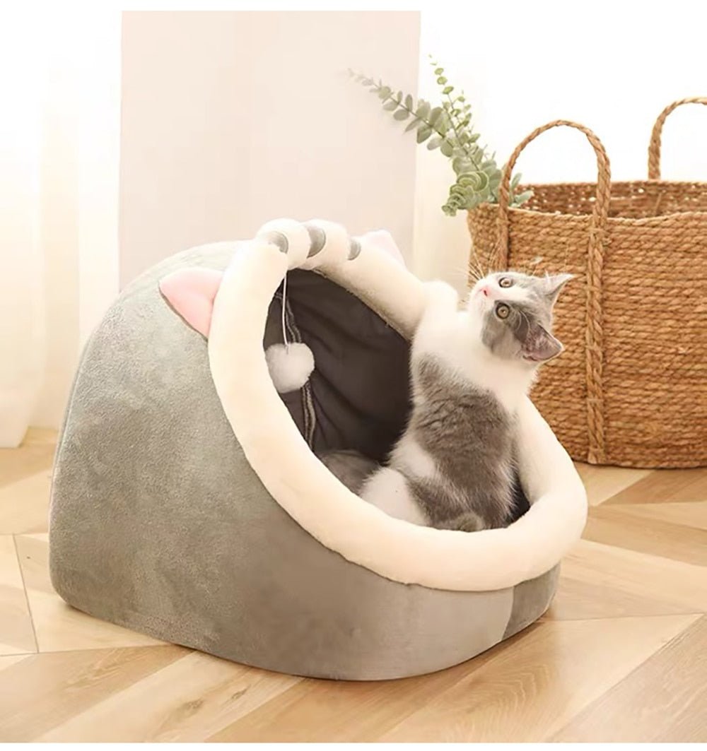 Sweet Cat Warm Bed - Pet Care Linker